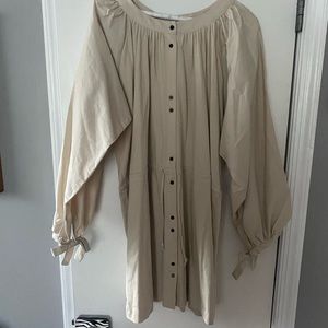 Zara long sleeve shirt with drawstring